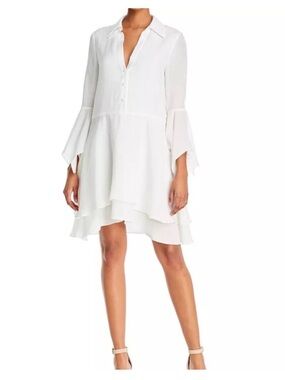 alice + olivia Classics “Priscilla” Mini Dress | Off White | Size 6 | NWT